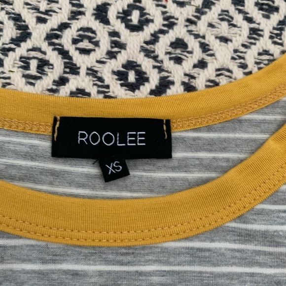 Grey and white striped T-shirt - Picture 2 of 2